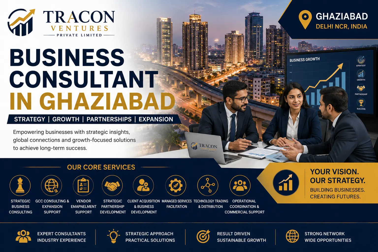 Business Consultant in Ghaziabad | Tracon Ventures Pvt Ltd.